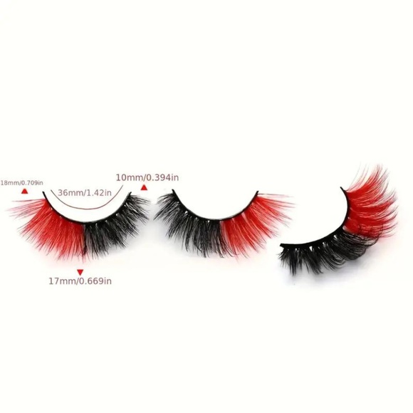 Wispy Red Lashes - Picture 3 of 5